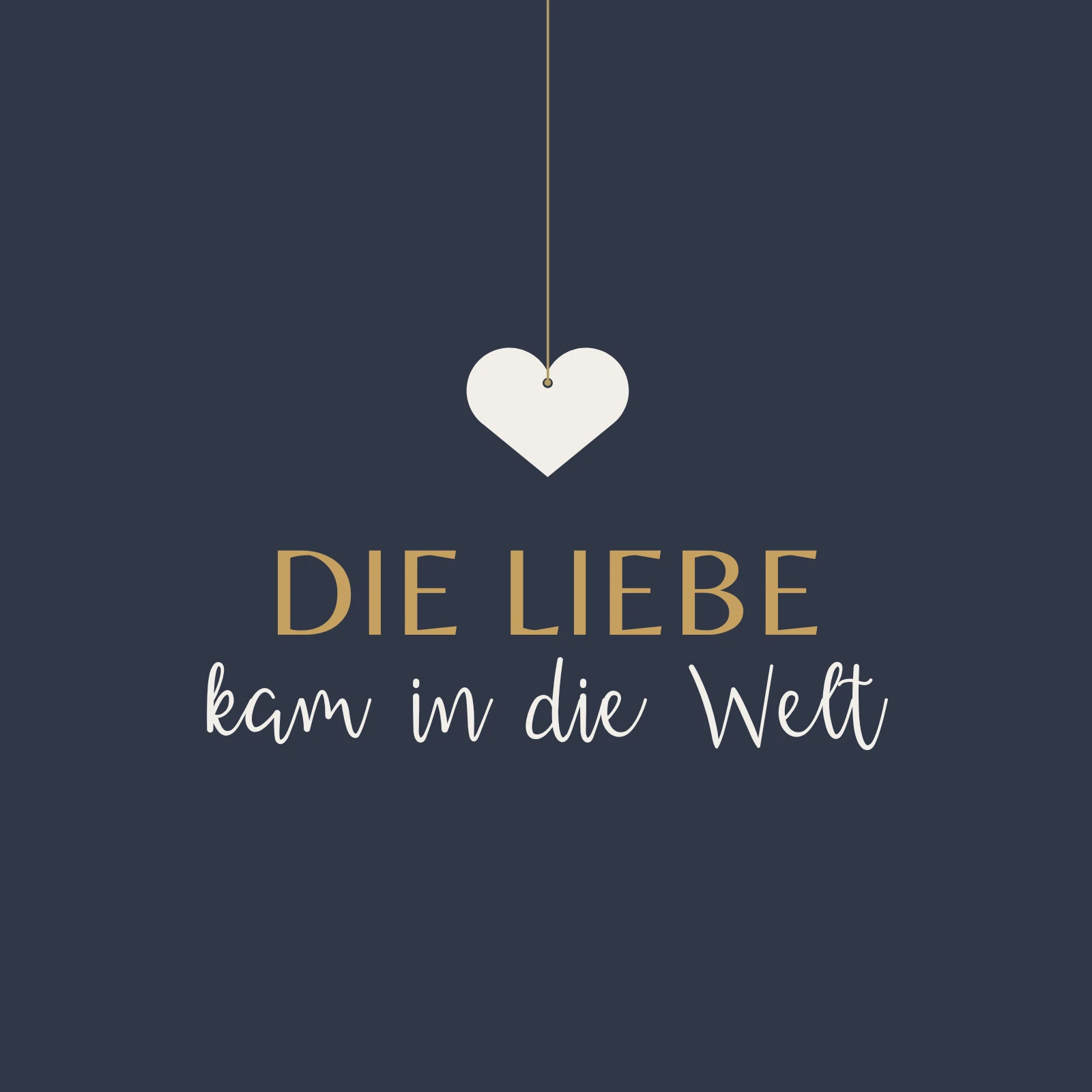 Cover für Die Liebe kam in die Welt